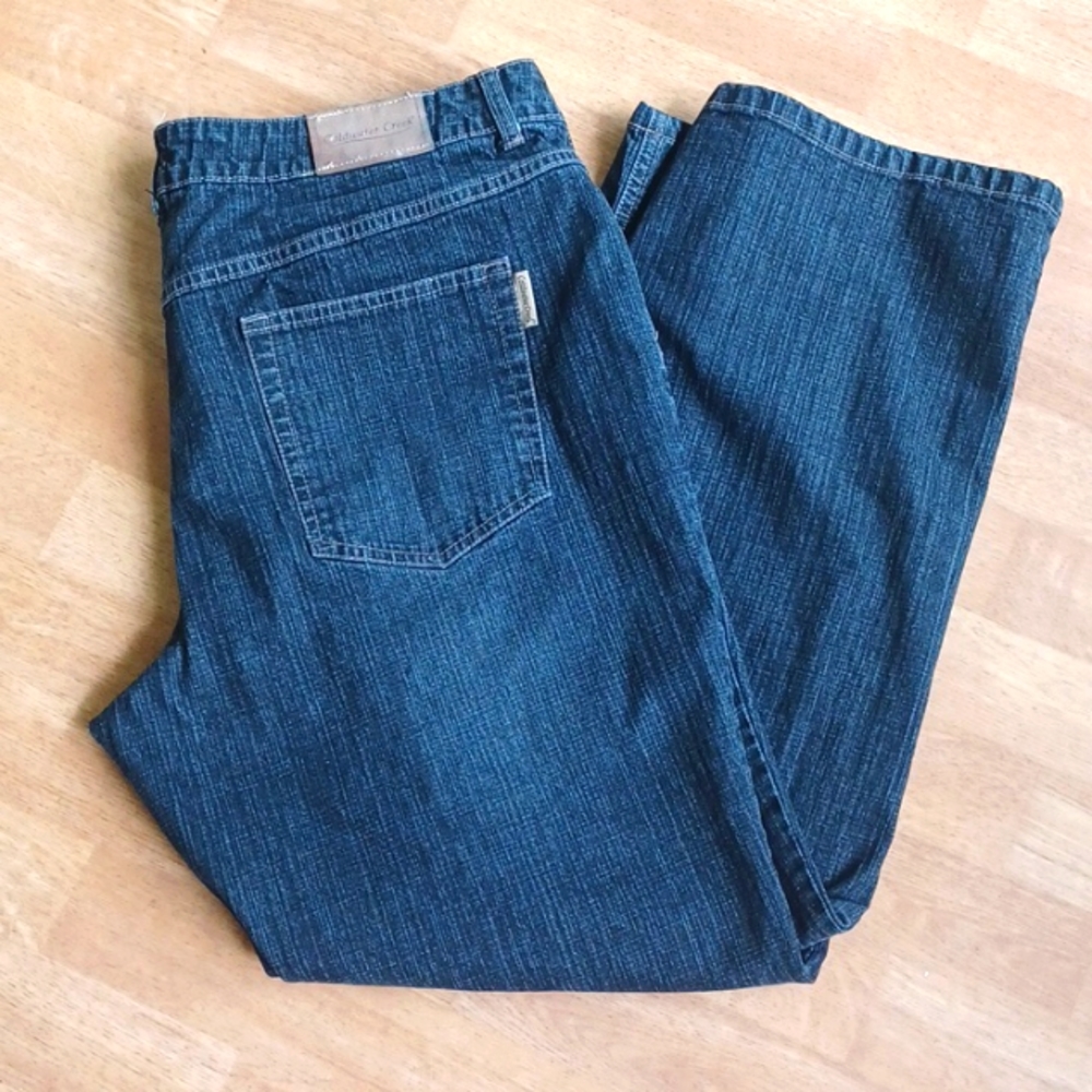 Coldwater Creek Women's Boot Cut Jeans - Dark Blue